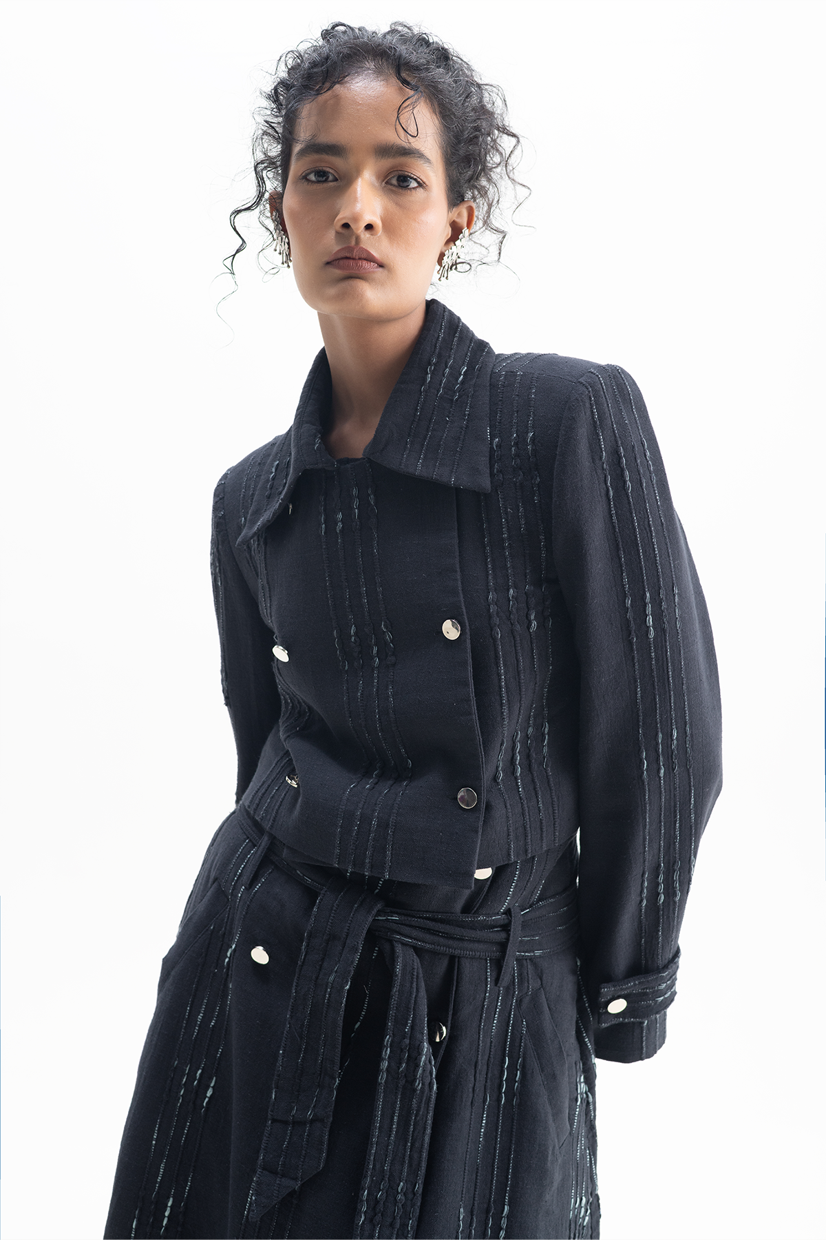 MIDNIGHT CROPPED JACKET